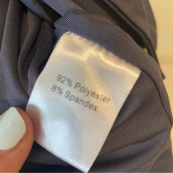 August Midi Dress Grey Cowl neck Satin Bodycon Classic and Elegant Size 14 - Picture 10 of 13